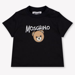 Moschino bebe Unisex Camiseta adentro Negro