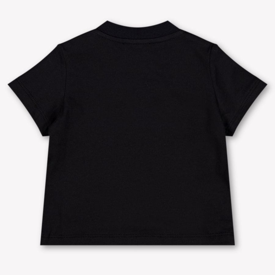 Moschino bebe Unisex Camiseta adentro Negro