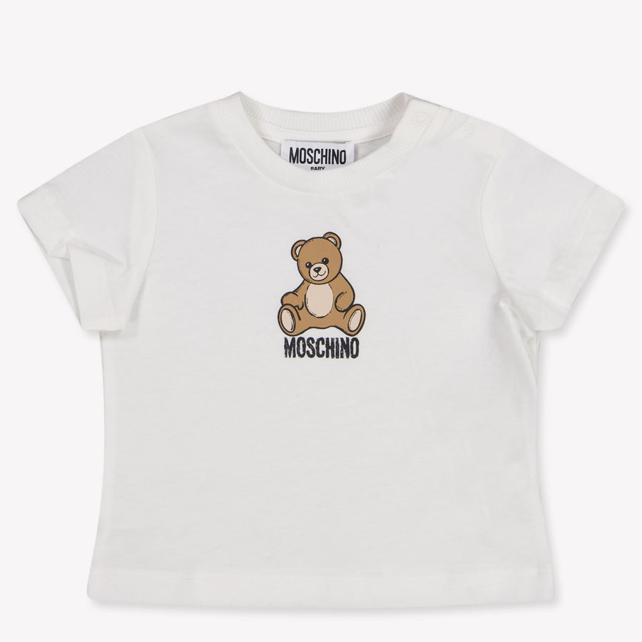 Moschino Bambino Unisex Maglietta dentro Off White
