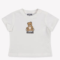 Moschino Baby Unisex T-Shirt In OffWhite