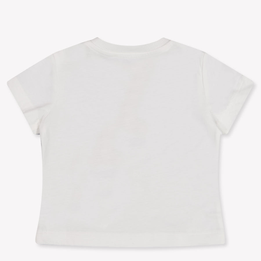 Moschino Baby Unisex T-Shirt In OffWhite