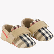Burberry baby unisex buty beżowe