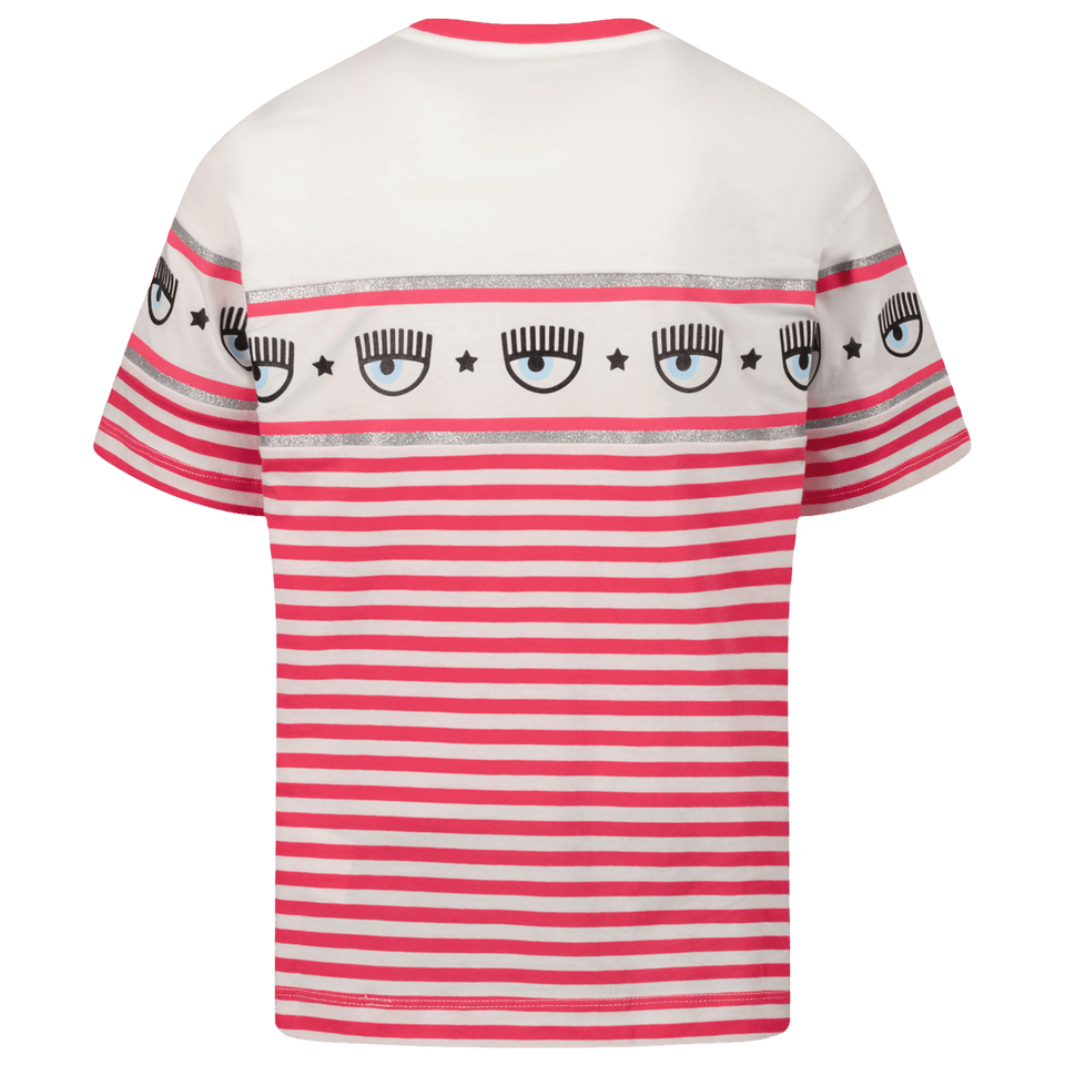 Chiara Ferragni Kinder Meisjes T-Shirt Fuchsia