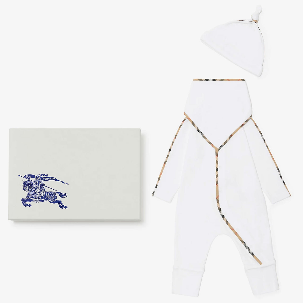 Burberry bebé hamilton Unisex Mono corto en Blanco