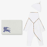 Burberry bebé hamilton Unisex Mono corto en Blanco