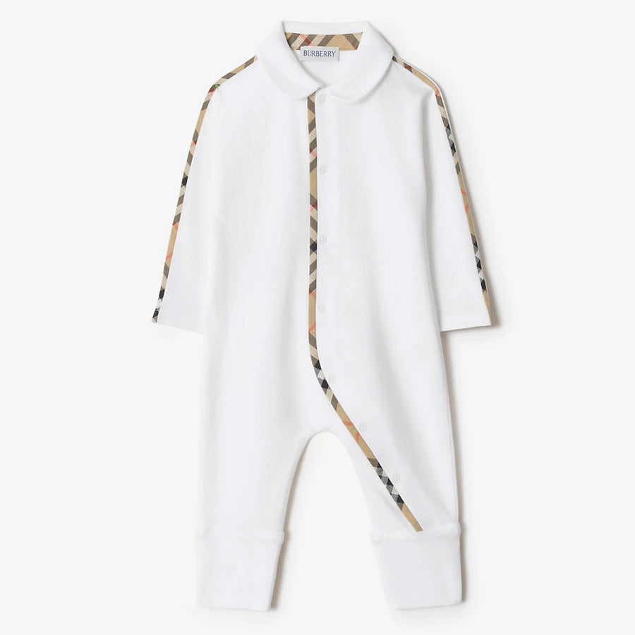Burberry bebé hamilton Unisex Mono corto en Blanco