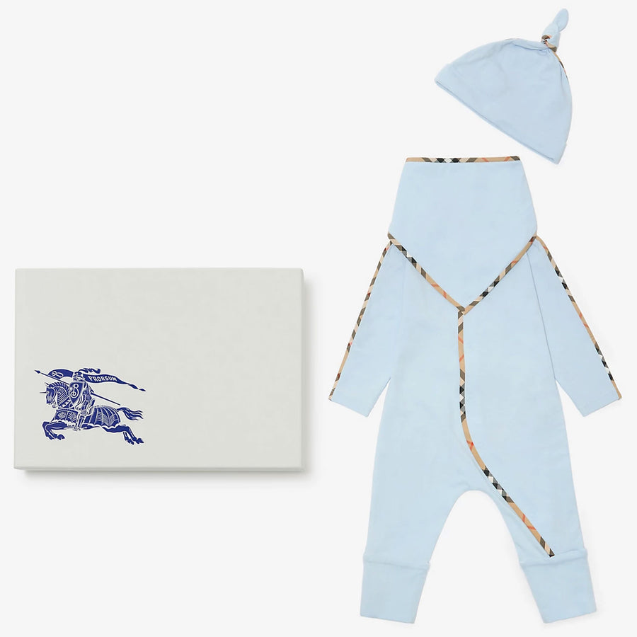Burberry Hamilton Baby Jongens Boxpakje In Licht Blauw