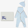 Burberry HAMILTON Baby Boys Playsuit In Light Blue