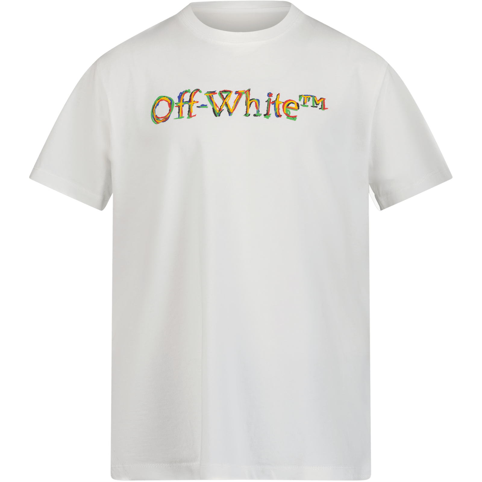 Off-White Kinder Jongens T-Shirt Wit 4Y