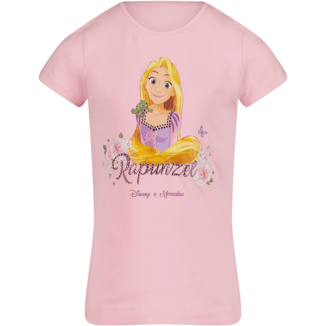 MonnaLisa Kinder Meisjes T-Shirt Roze 2Y