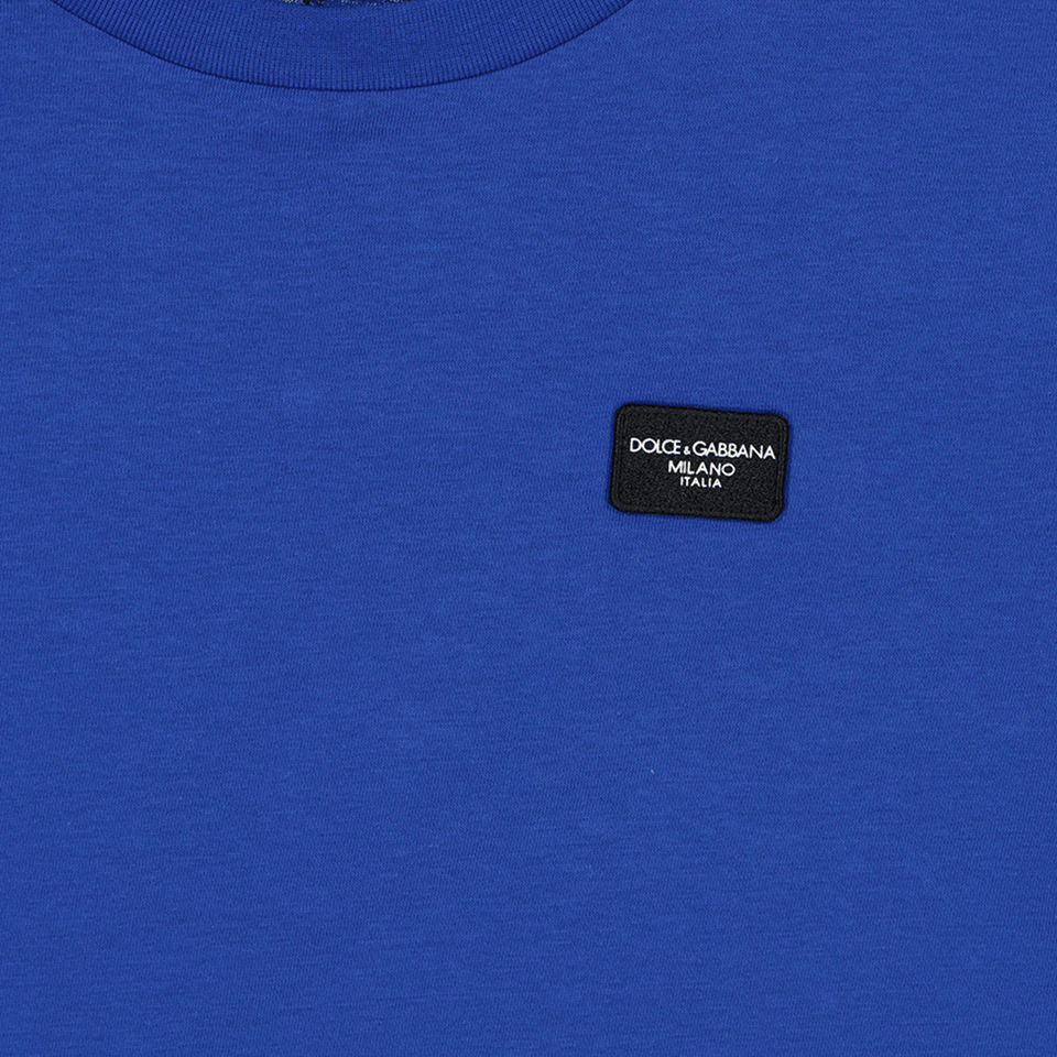 Dolce & Gabbana Kinder T-Shirt Cobalt Blauw