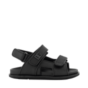 Dolce & Gabbana Kids Unisex sandály černé