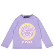Versace Baby Girls T-Shirt Lilac