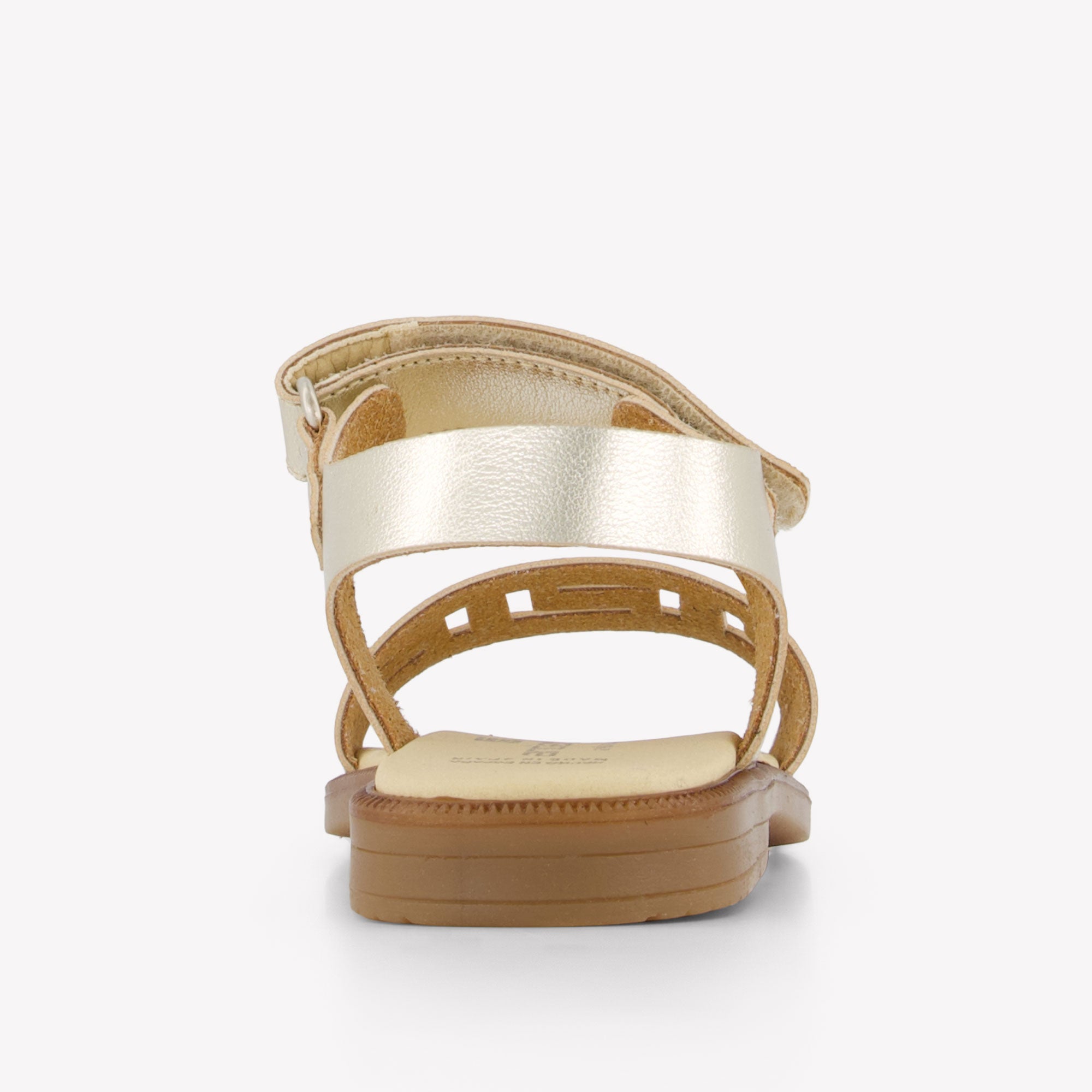 Andanines Girls Sandals In Gold