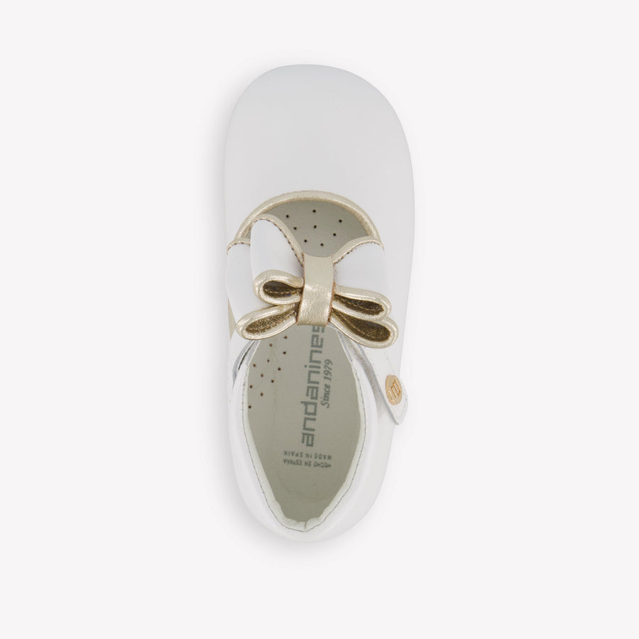 Andanines Mädchen Schuhe rein Weiß