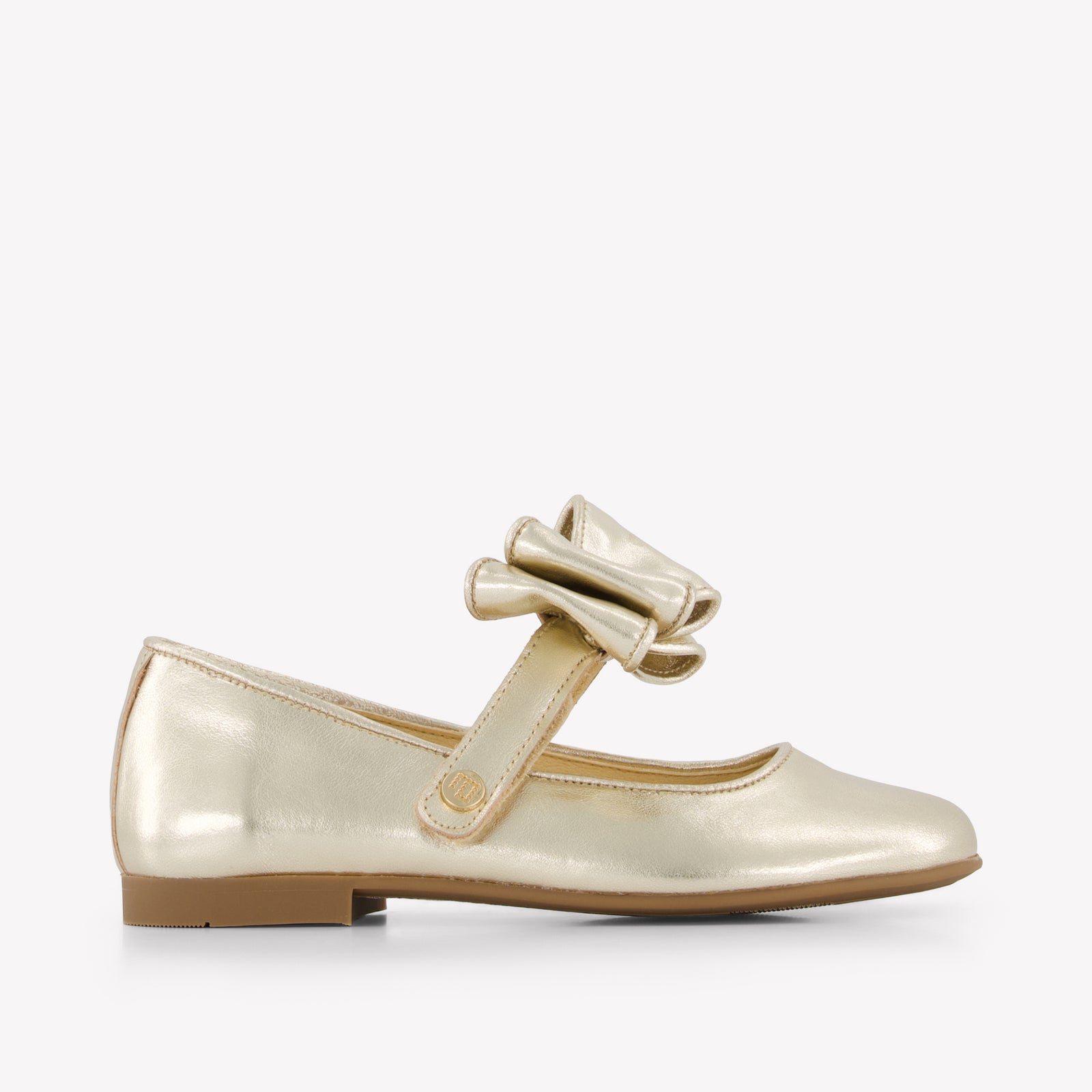 Andanines Girls Shoes In Gold