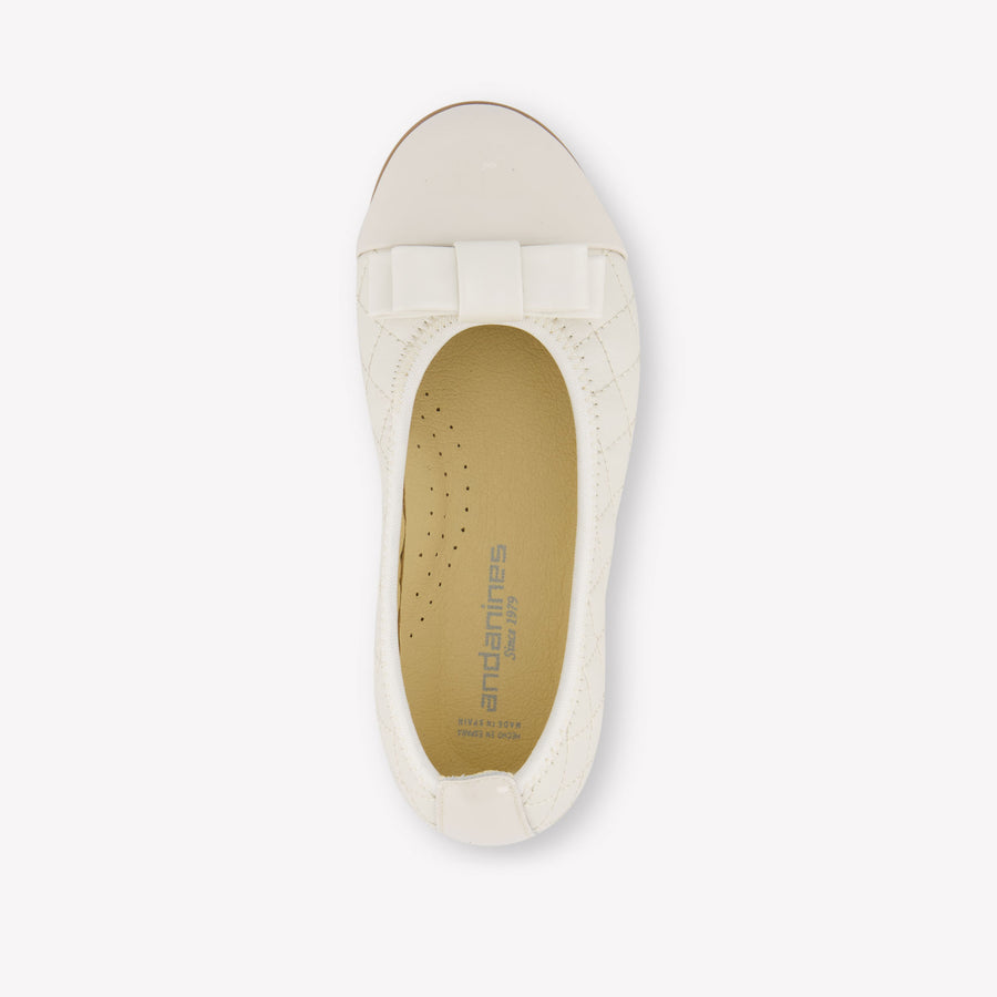 Andanines Mädchen Schuhe rein Helles Beige