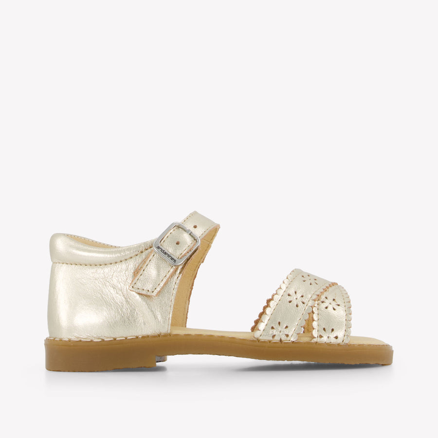 Andanines Mädchen Sandalen in Gold