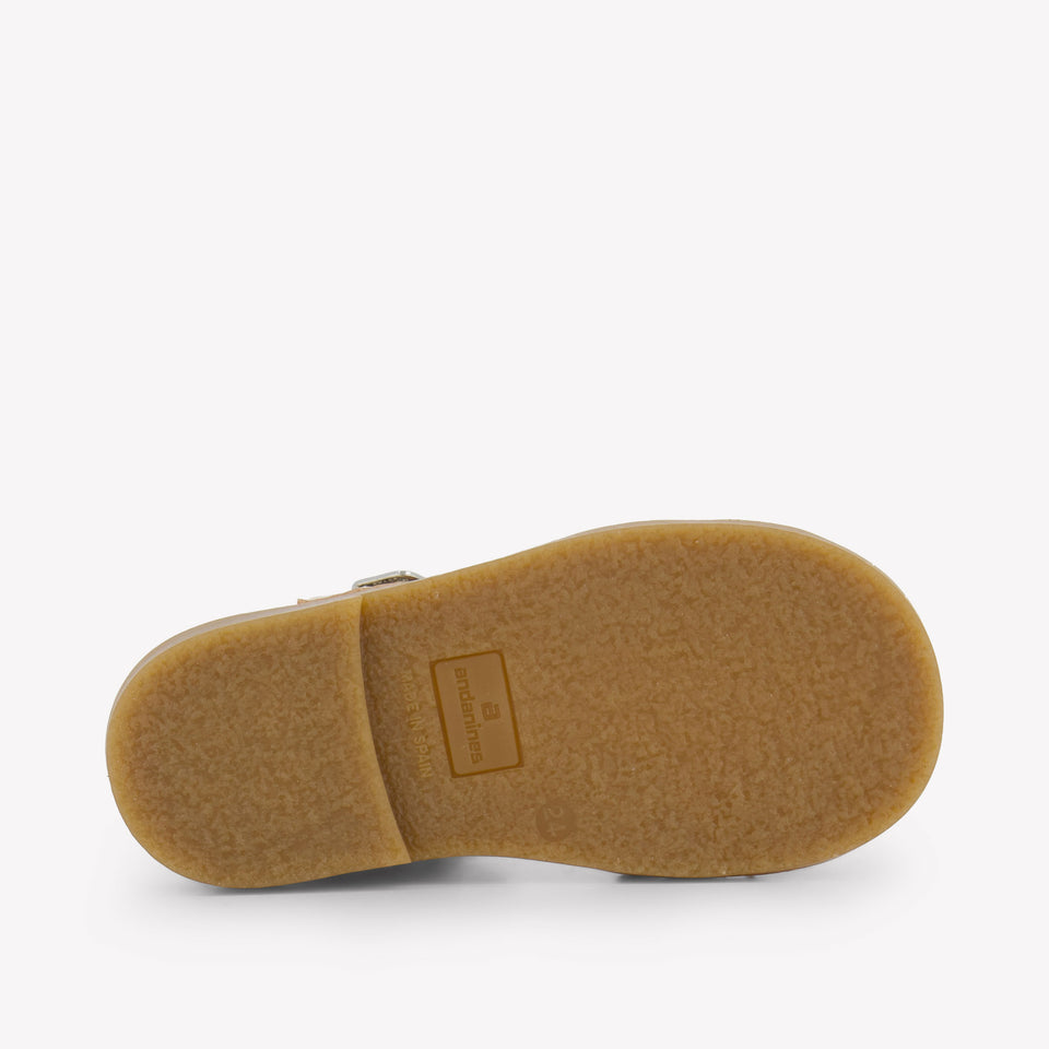 Andanines Ragazze Sandali dentro Oro