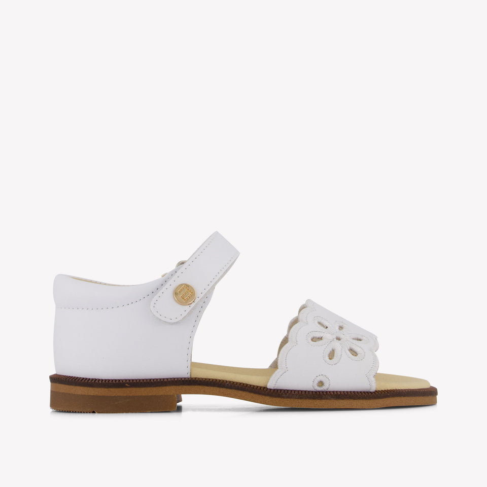 Andanines Mädchen Sandalen In Weiß