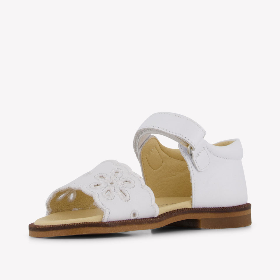 Andanines Mädchen Sandalen In Weiß