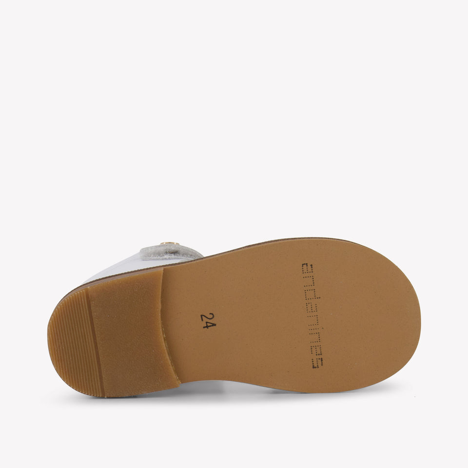 Andanines Mädchen Sandalen In Weiß