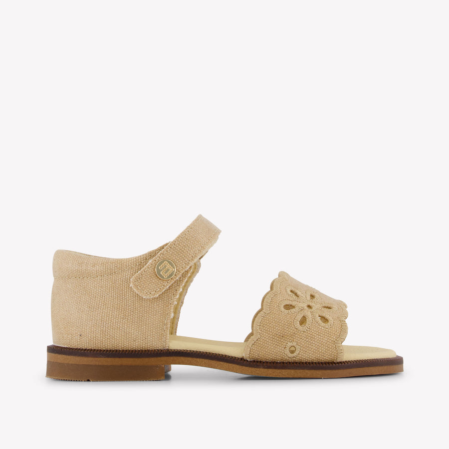 Andanines Mädchen Sandalen in Beige