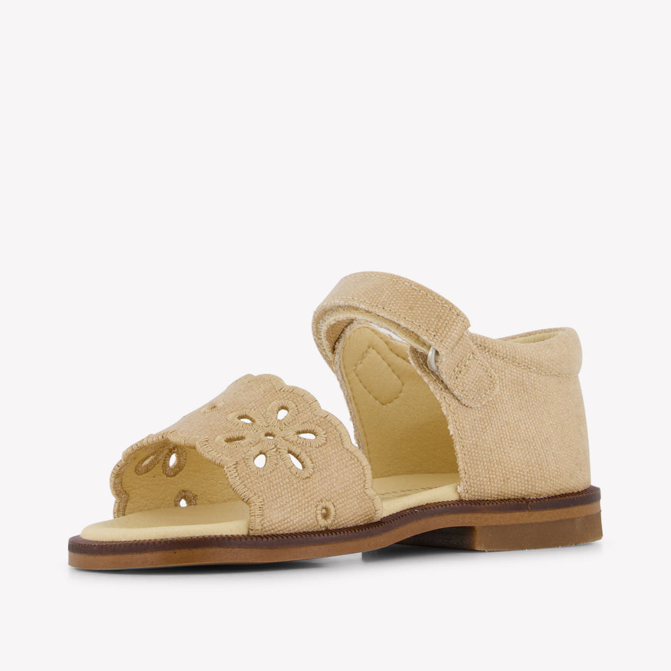 Andanines Mädchen Sandalen In Beige