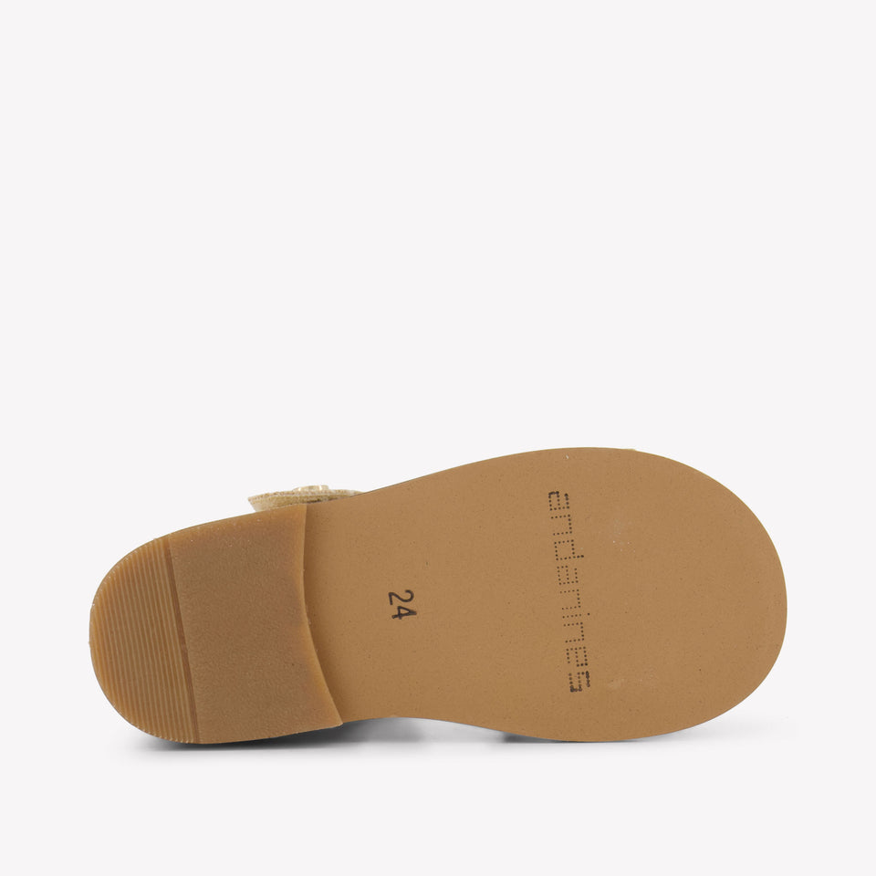 Andanines Mädchen Sandalen In Beige