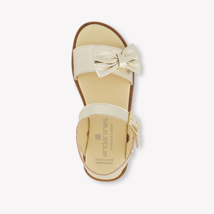 Andanines Mädchen Sandalen In Gold