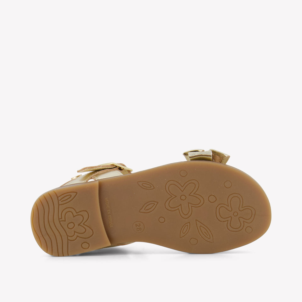 Andanines Mädchen Sandalen In Gold