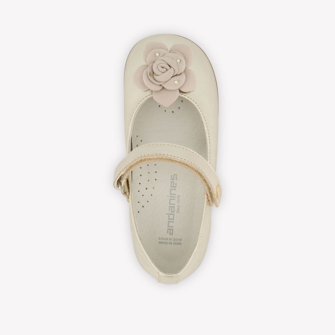 Andanines Ragazze Scarpe dentro Oro