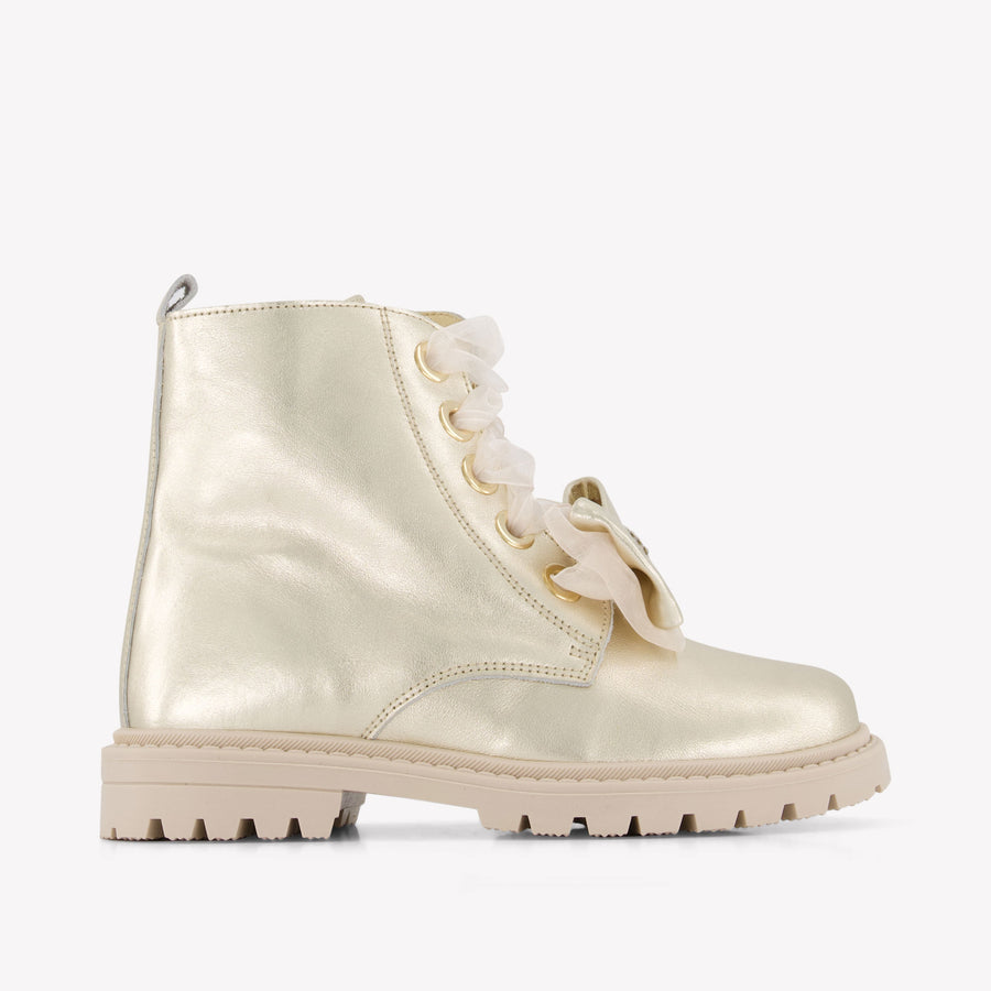 Andanines Mädchen Stiefel in Gold