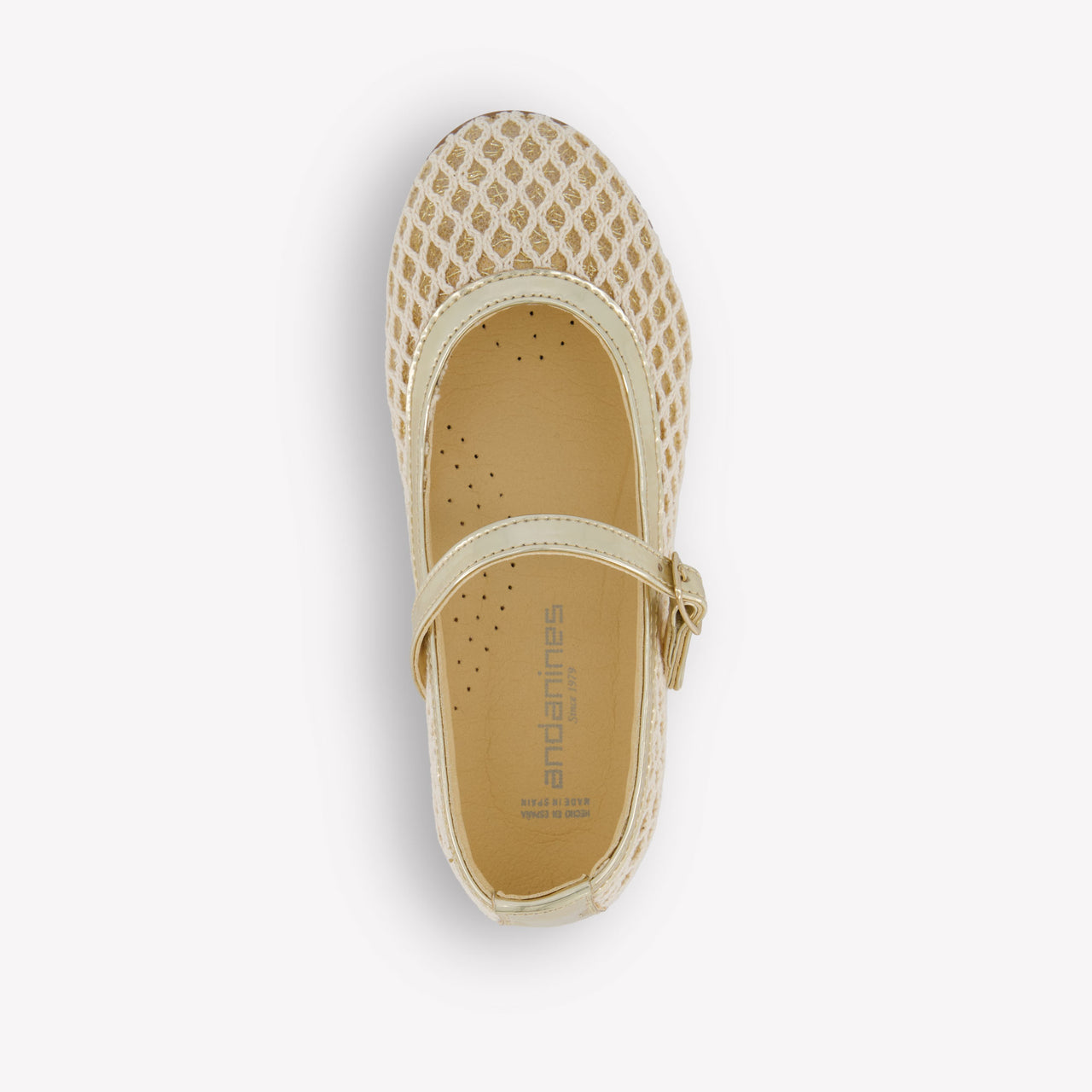 Andanines Mädchen Schuhe rein Beige