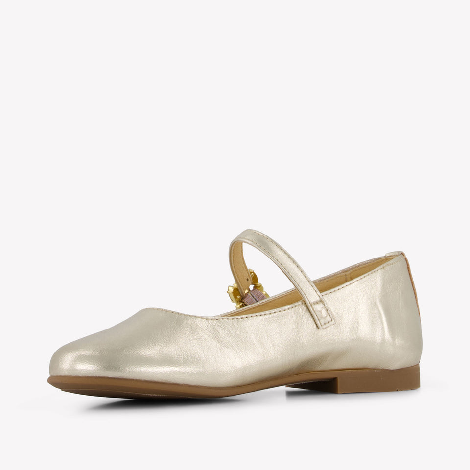 Andanines Mädchen Schuhe rein Gold