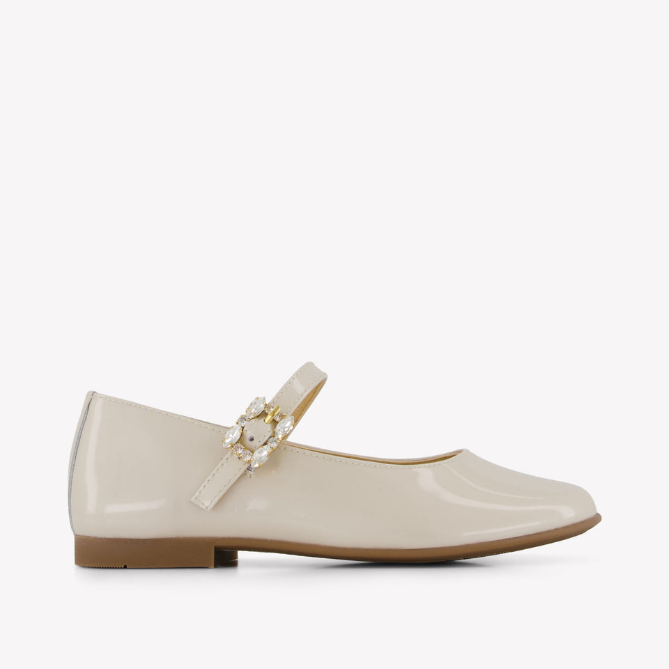 Andanines Mädchen Schuhe rein Helles Beige