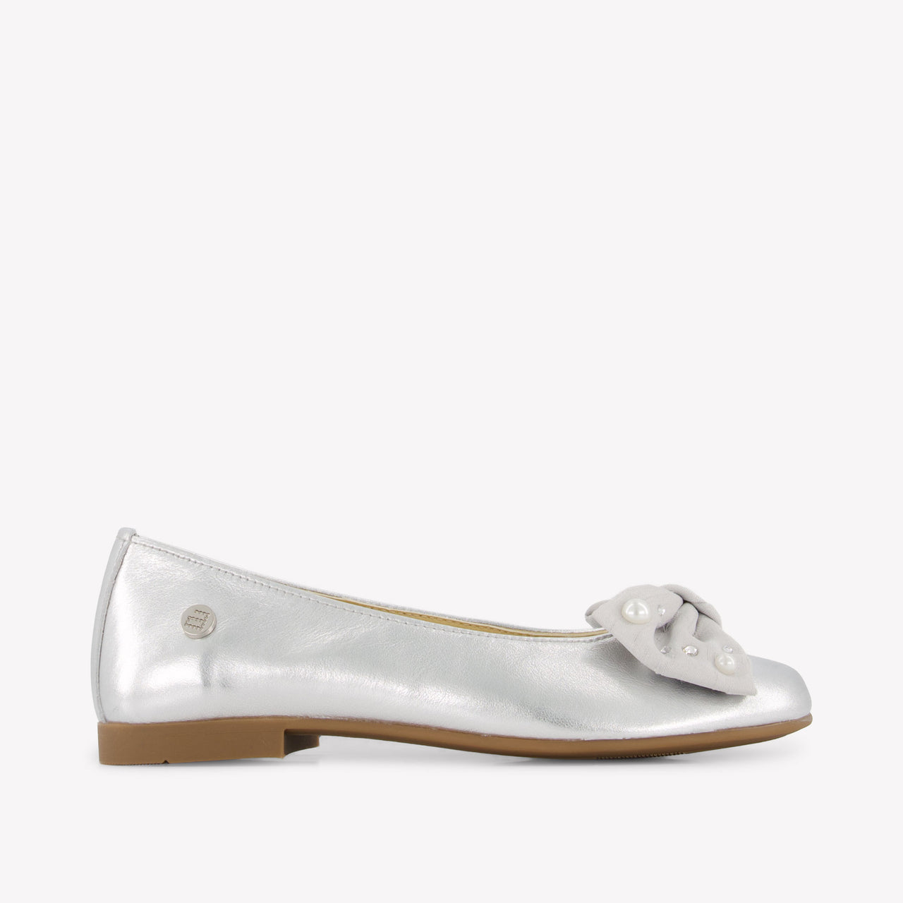 Andanines Mädchen Schuhe rein Silber