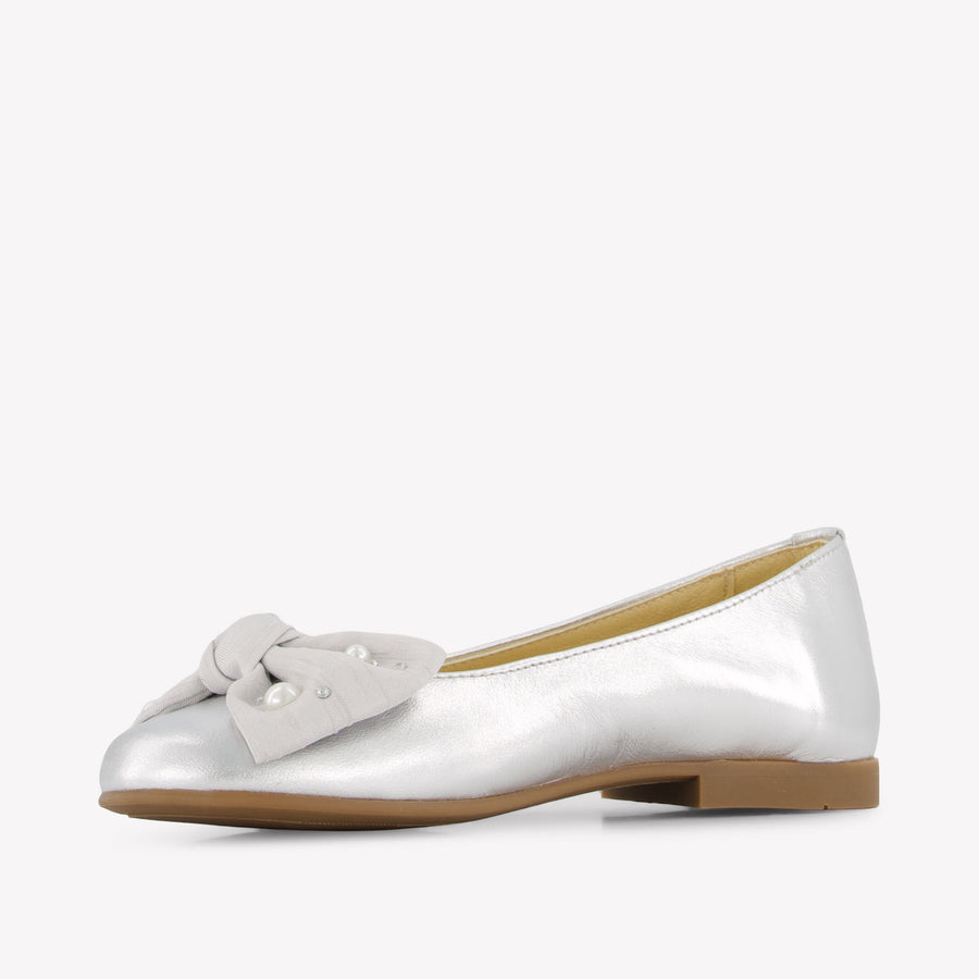 Andanines Mädchen Schuhe rein Silber