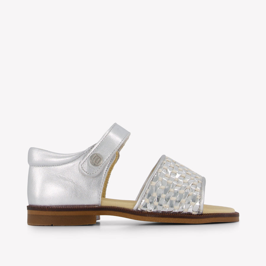 Andanines Mädchen Sandalen in Silber