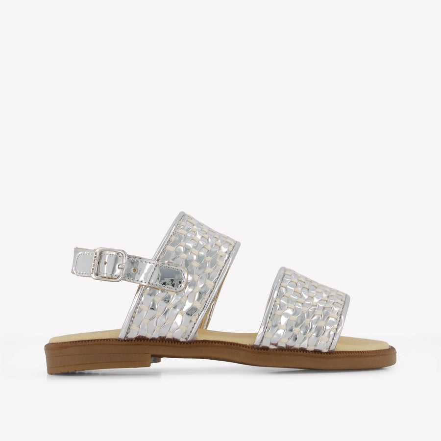 Andanines Mädchen Sandalen in Silber
