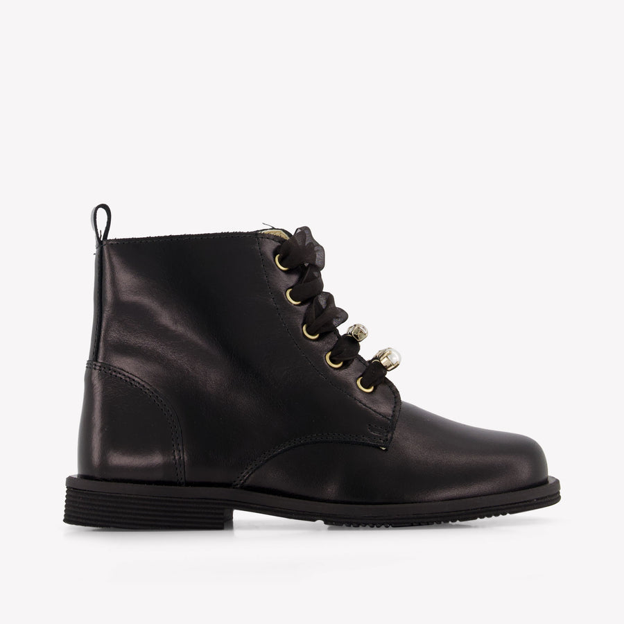 Andanines Mädchen Stiefel in Schwarz