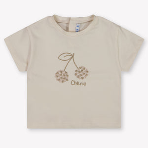 Mayoral Bébé Filles T-shirt dans Beige Clair