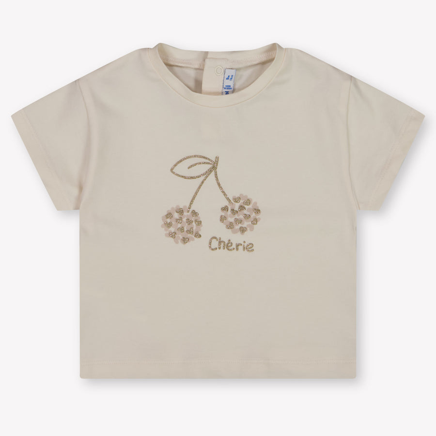 Mayoral Bébé Filles T-shirt dans Beige Clair