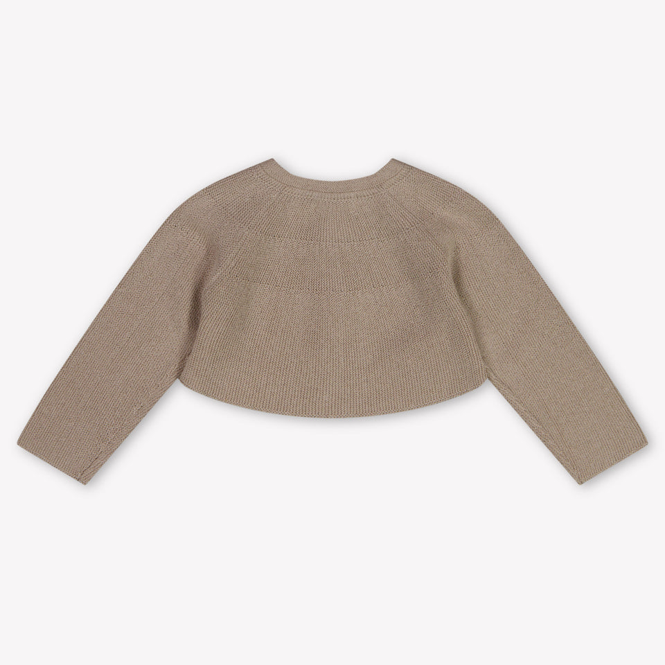 Mayoral Bambino Ragazze Cardigan dentro Beige