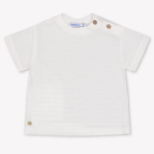 Mayoral Bébé Garçons T-shirt en blanc cassé