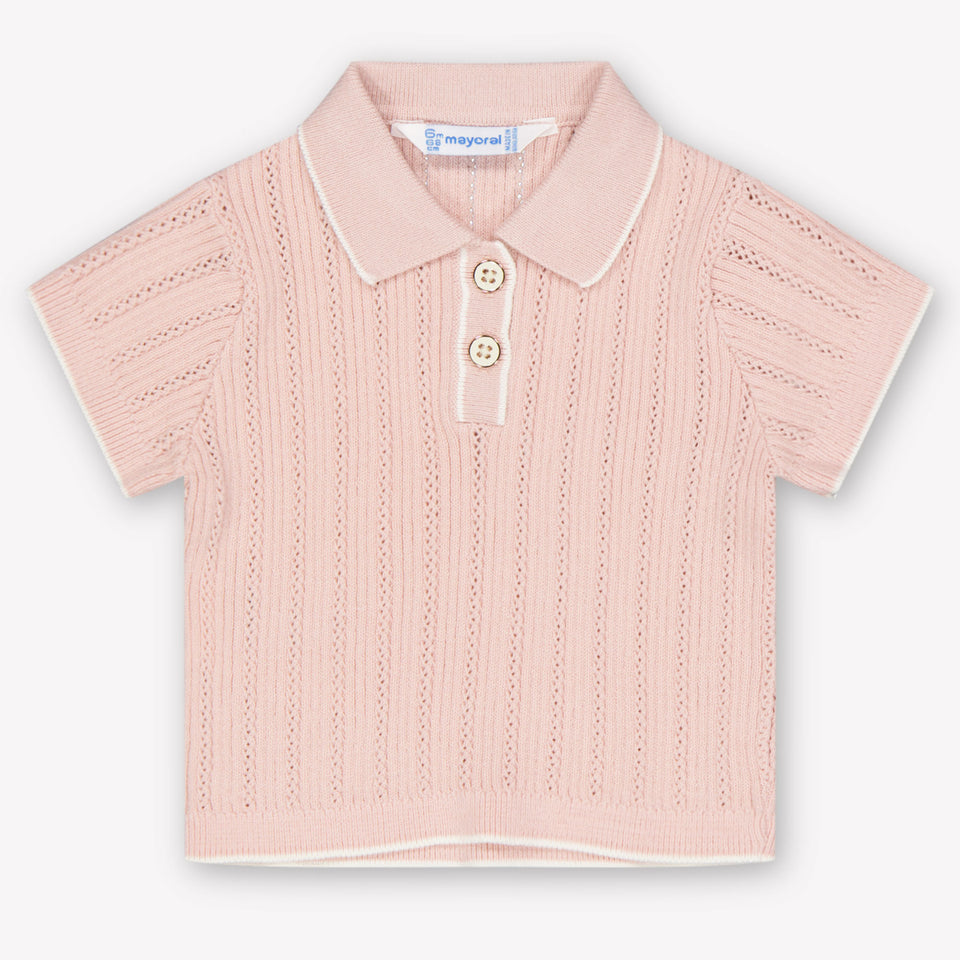 Mayoral bebe Chicas polo en Rosa claro