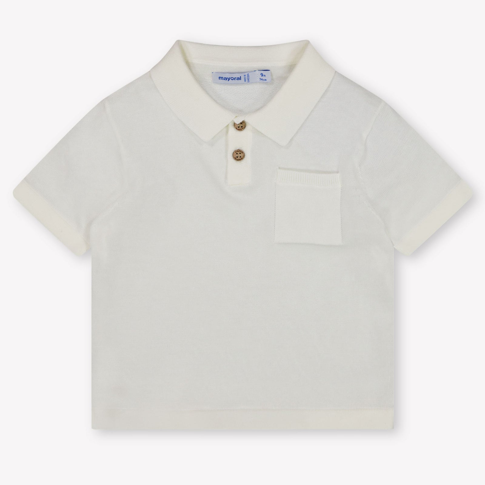 Mayoral Baby Boys Polo In OffWhite
