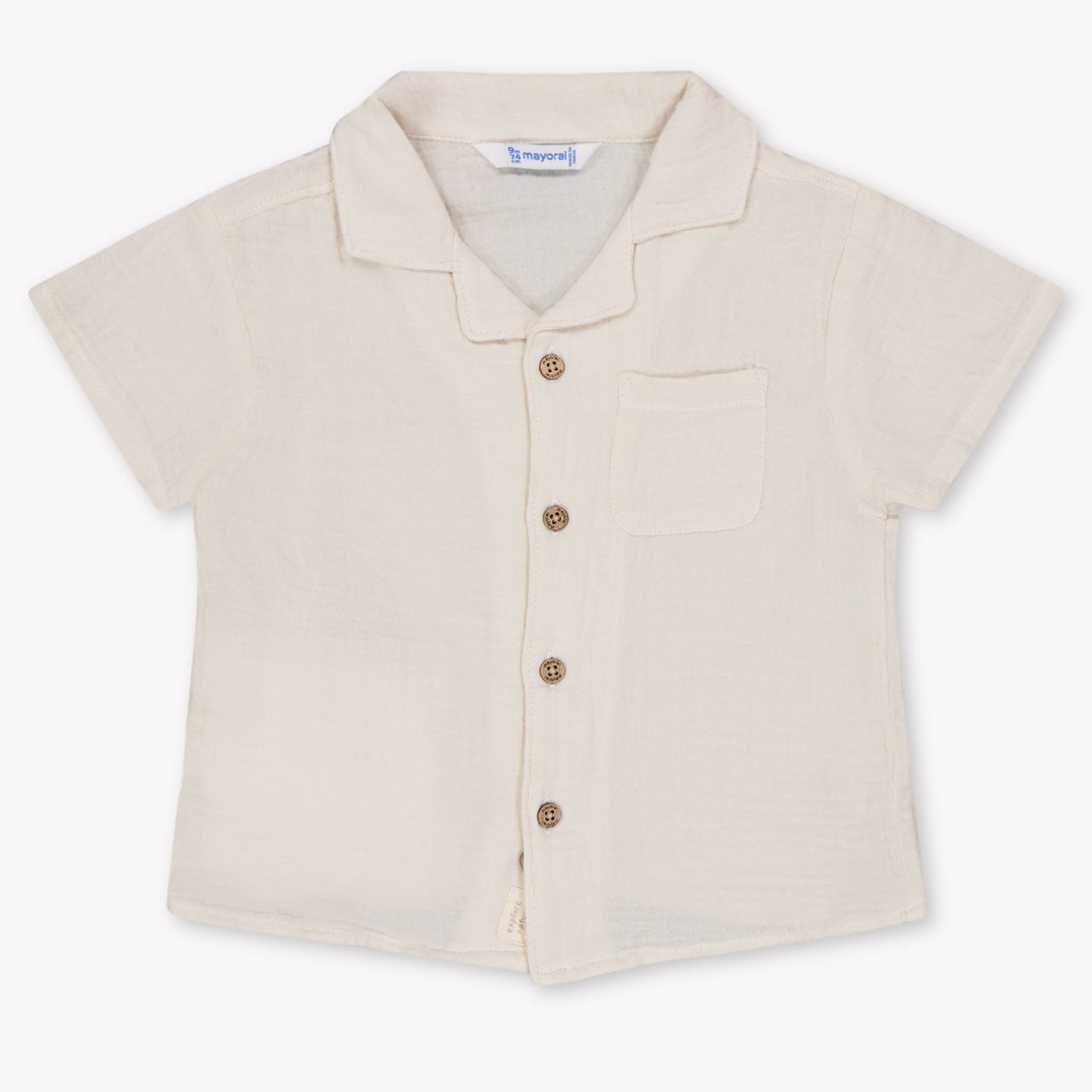 Mayoral Bébé Garçons Chemisier Beige Clair