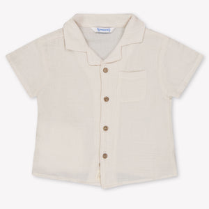 Mayoral Bébé Garçons Chemisier Beige Clair