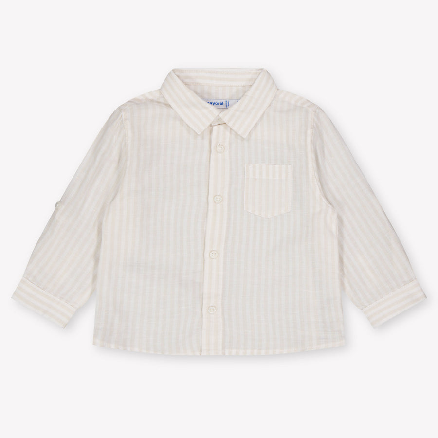 Mayoral Bébé Garçons Chemisier Beige Clair